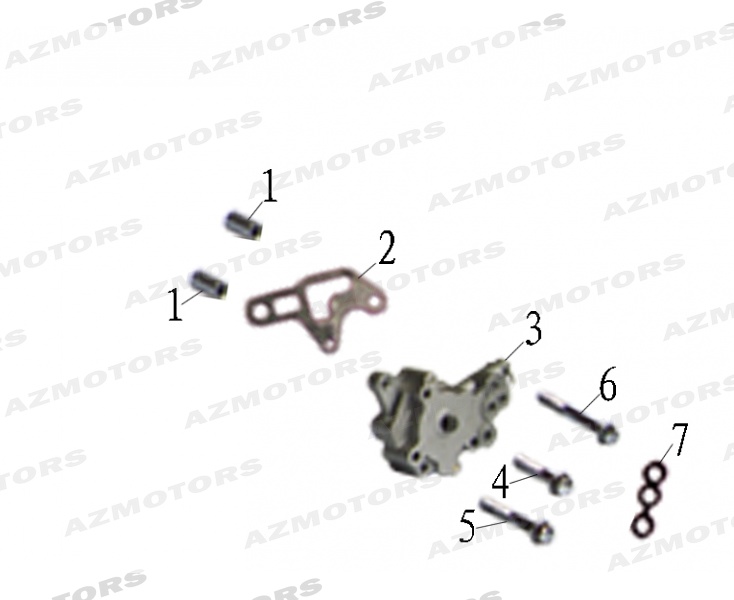 Pompe A Huile MASH Pieces MASH FAMILY SIDE 400cc (2019 - 2020)