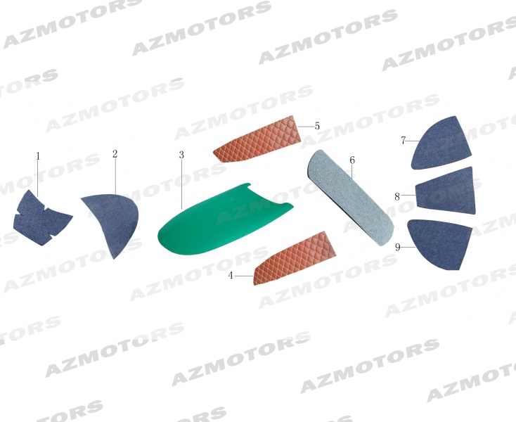 Tapis MASH Pieces MASH FAMILY SIDE 400cc (2019 - 2020)
