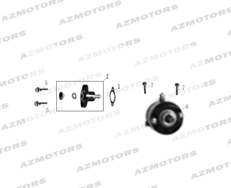 Tendeur Chaine Demarreur Pipe Admission MASH Pieces MASH FAMILY SIDE 400cc (2019 - 2020)