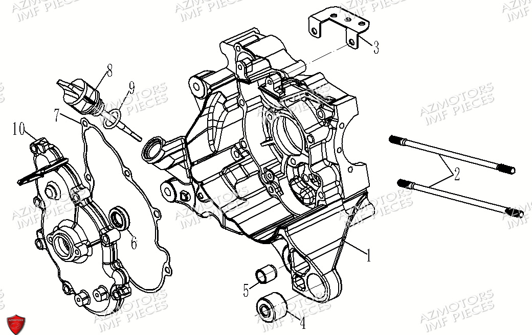 Carter AZMOTORS PIECES FERRY 125 4T EURO 5