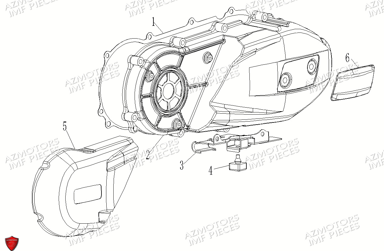 Carter De Kick AZMOTORS PIECES FERRY 125 4T EURO 5