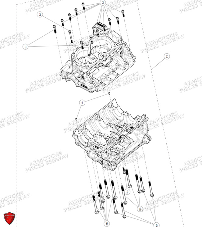 Sous Ensemble Carters Moteurs SEGWAY Pièces SSV FUGLEMAN UT10