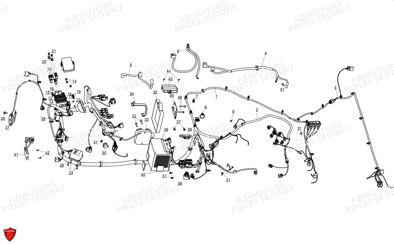 SYSTEME_ELECTRIQUE SEGWAY Pièces SSV FUGLEMAN UT10
