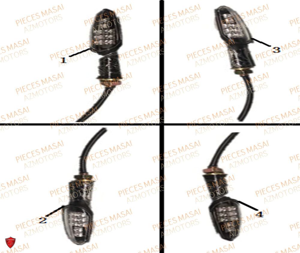 Clignotants MASAI Pièces Moto FURIOUS 125 RACING