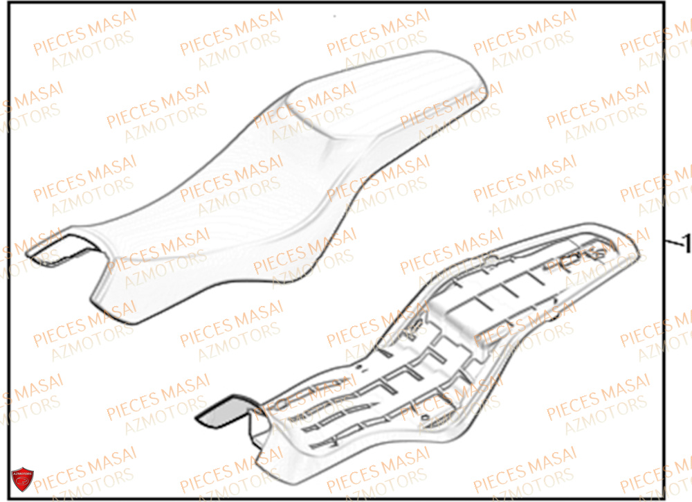 SELLE MASAI FURIOUS 125 RACING