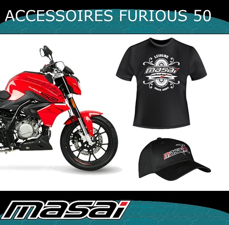 Accessoires MASAI Pièces Moto FURIOUS 50cc