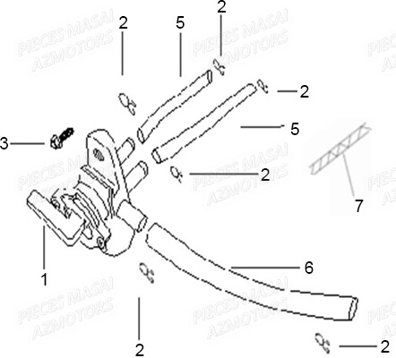 ROBINET A CARBURANT AZMOTORS FURIOUS 50