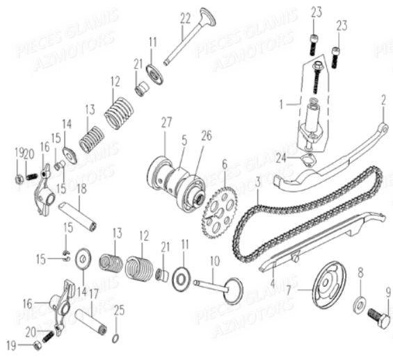 DISTRIBUTION GLAMIS Pièces Buggy GLAMIS G300