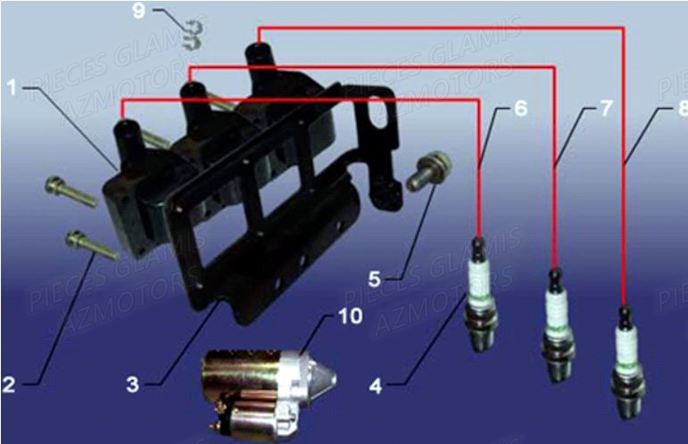 ALLUMAGE AZMOTORS G850 GT