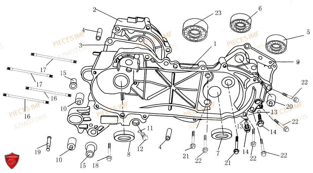 Carter Central AZMOTORS PIECES GECKO EURO 4
