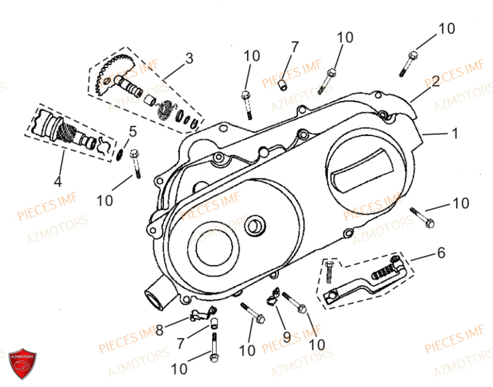 Carter De Kick AZMOTORS PIECES GECKO EURO 4