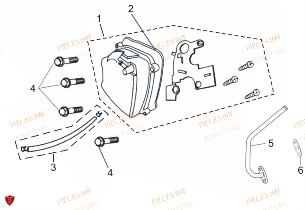 Cache Culbuteur AZMOTORS PIECES GECKO EURO 5