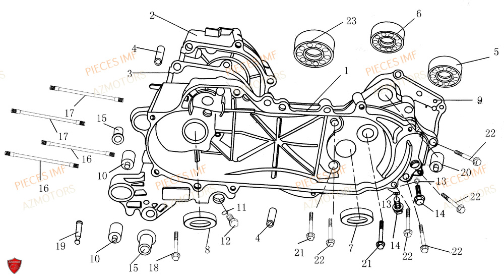 Carter Central AZMOTORS PIECES GECKO EURO 5
