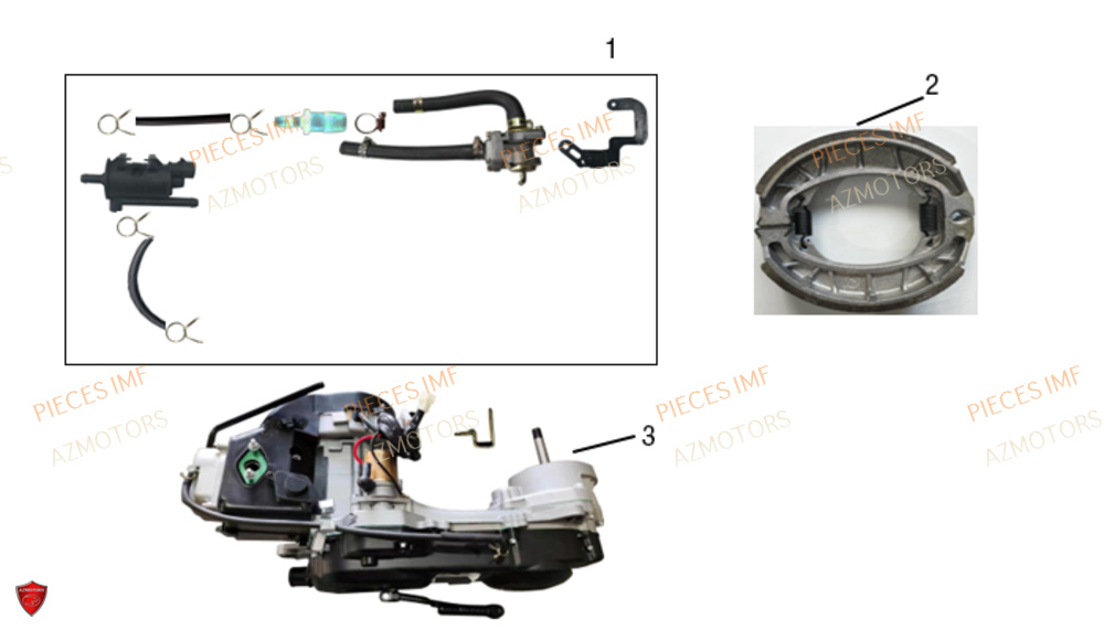 Moteur Complet AZMOTORS PIECES GECKO EURO 5