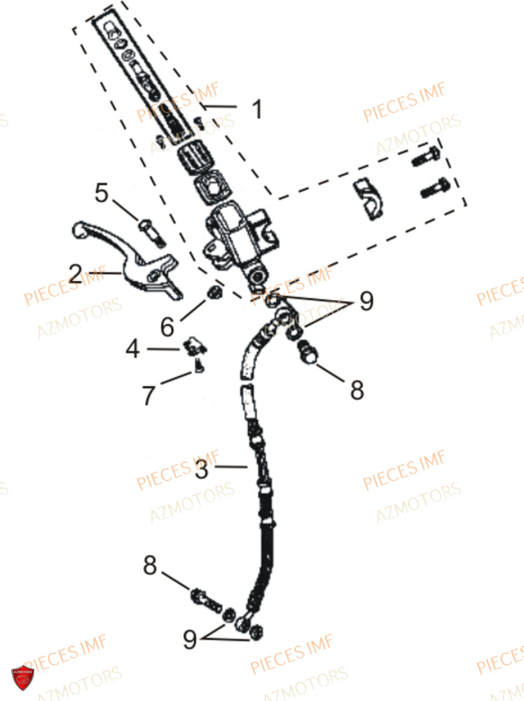Systeme De Frein AZMOTORS PIECES GECKO EURO 5