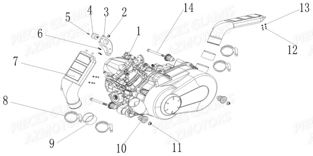 MOTEUR pour GLAMIS-G400