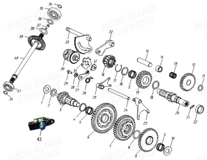 TRANSMISSION GLAMIS GLAMIS G400