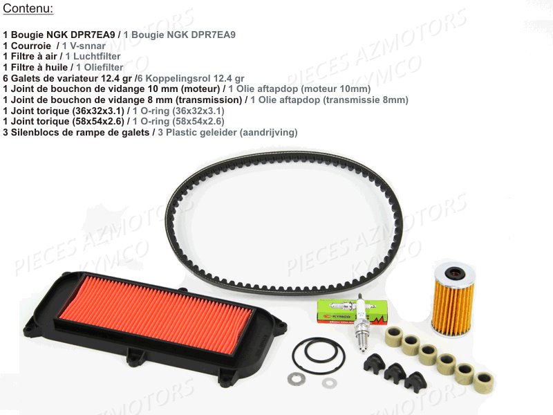 1 SET ENTRETIEN PERIODIQUE pour GRAND DINK 125 II
