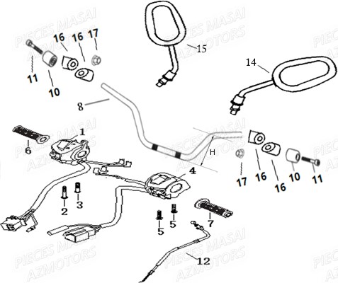 GUIDON AZMOTORS GREYSTONE 125 E4
