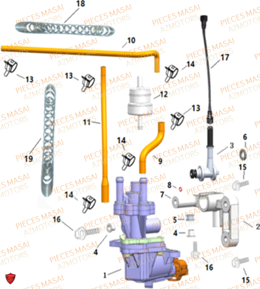 POMPE A CARBURANT AZMOTORS GREYSTONE 125 E4