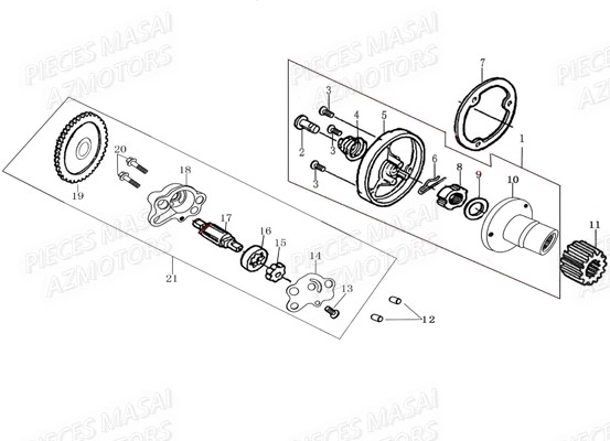 POMPE A HUILE AZMOTORS GREYSTONE 125 E4