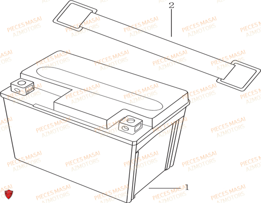 BATTERIE AZMOTORS GREYSTONE 50