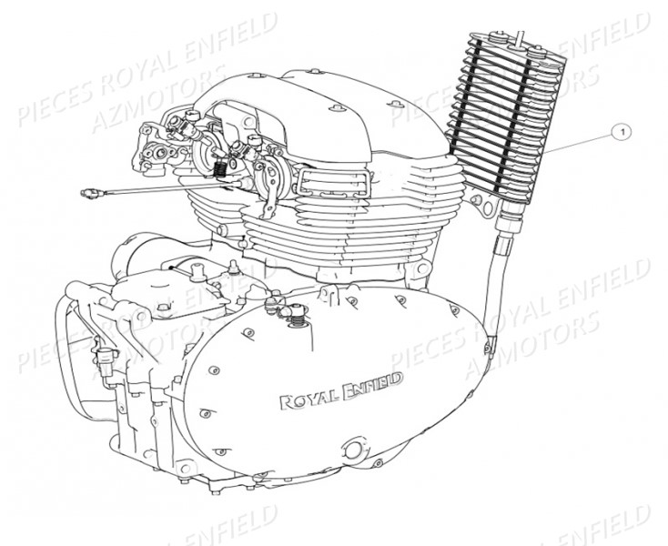 Moteur ROYAL ENFIELD Pieces ROYAL_ENFIELD CONTINENTAL GT 650 TWIN (E4) (2019-2020)

