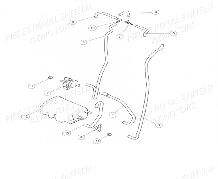 Reniflard ROYAL ENFIELD Pieces ROYAL_ENFIELD CONTINENTAL GT 650 TWIN (E4) (2019-2020)

