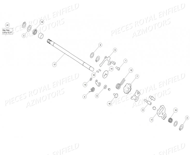 Selection ROYAL ENFIELD Pieces ROYAL_ENFIELD CONTINENTAL GT 650 TWIN (E4) (2019-2020)

