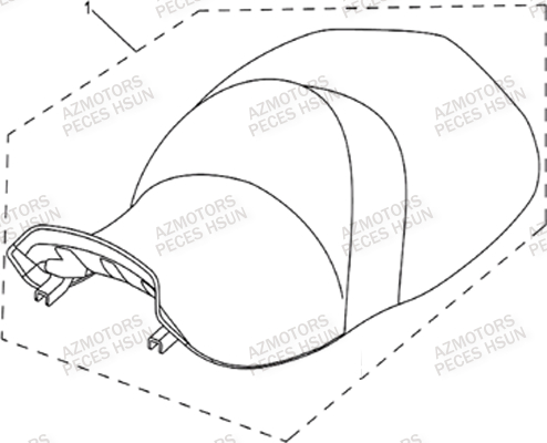 Selle HSUN Pièces Quad HSUN H8 - 800cc 4x4 EFI