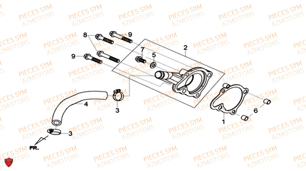 Pompe A Eau SYM Pièces HD 300I ABS - LS30W1-EU (2019-2020)