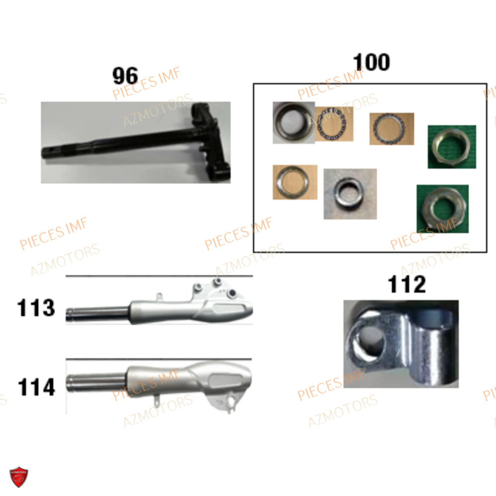 Fourche AZMOTORS PIECES HIGHWAY EURO 5