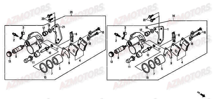 Frein DAELIM Pieces Scooter DAELIM History 125cc