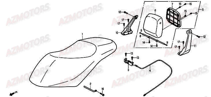 Selle DAELIM Pieces Scooter DAELIM History 125cc