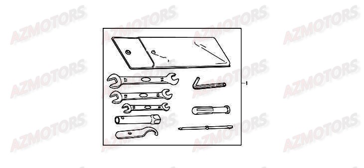 Trousse A Outils DAELIM Pieces Scooter DAELIM History 125cc