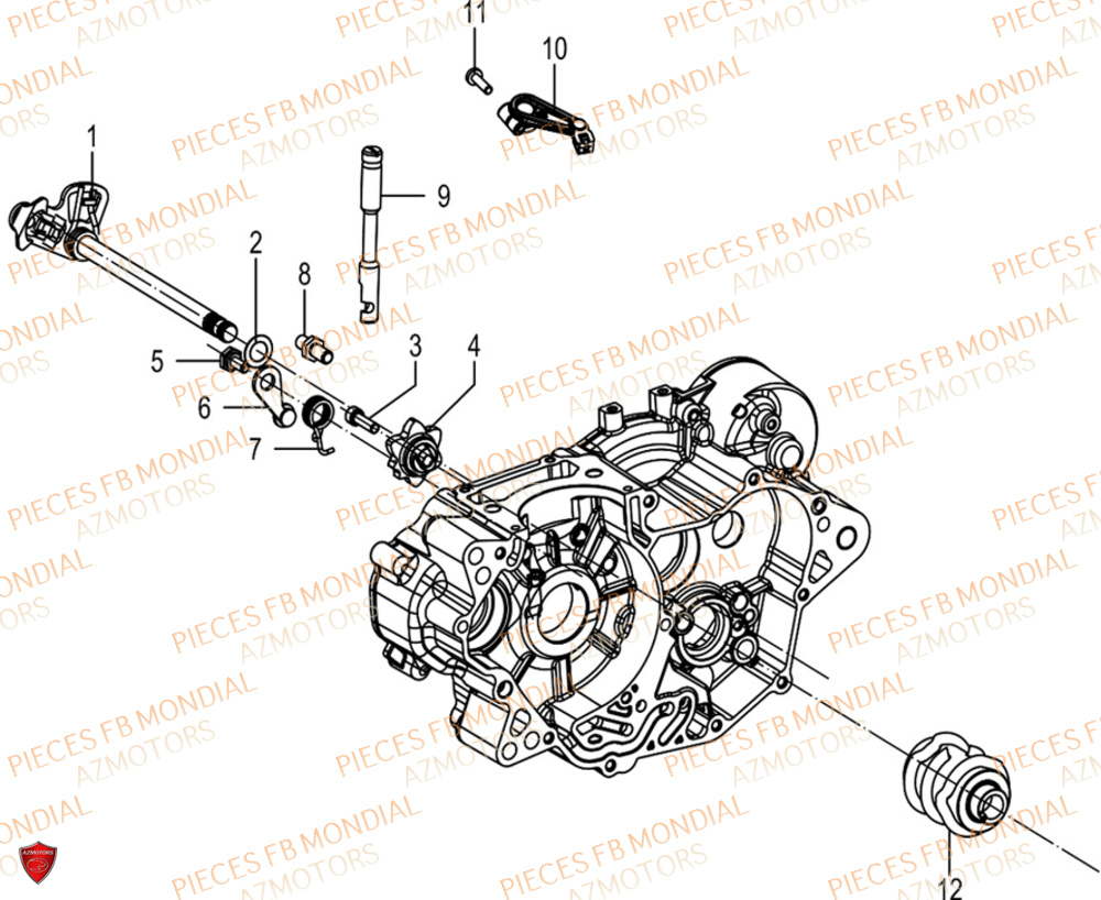 Selection FB MONDIAL Pieces HPS 125 ABS E5 (M1-M4)