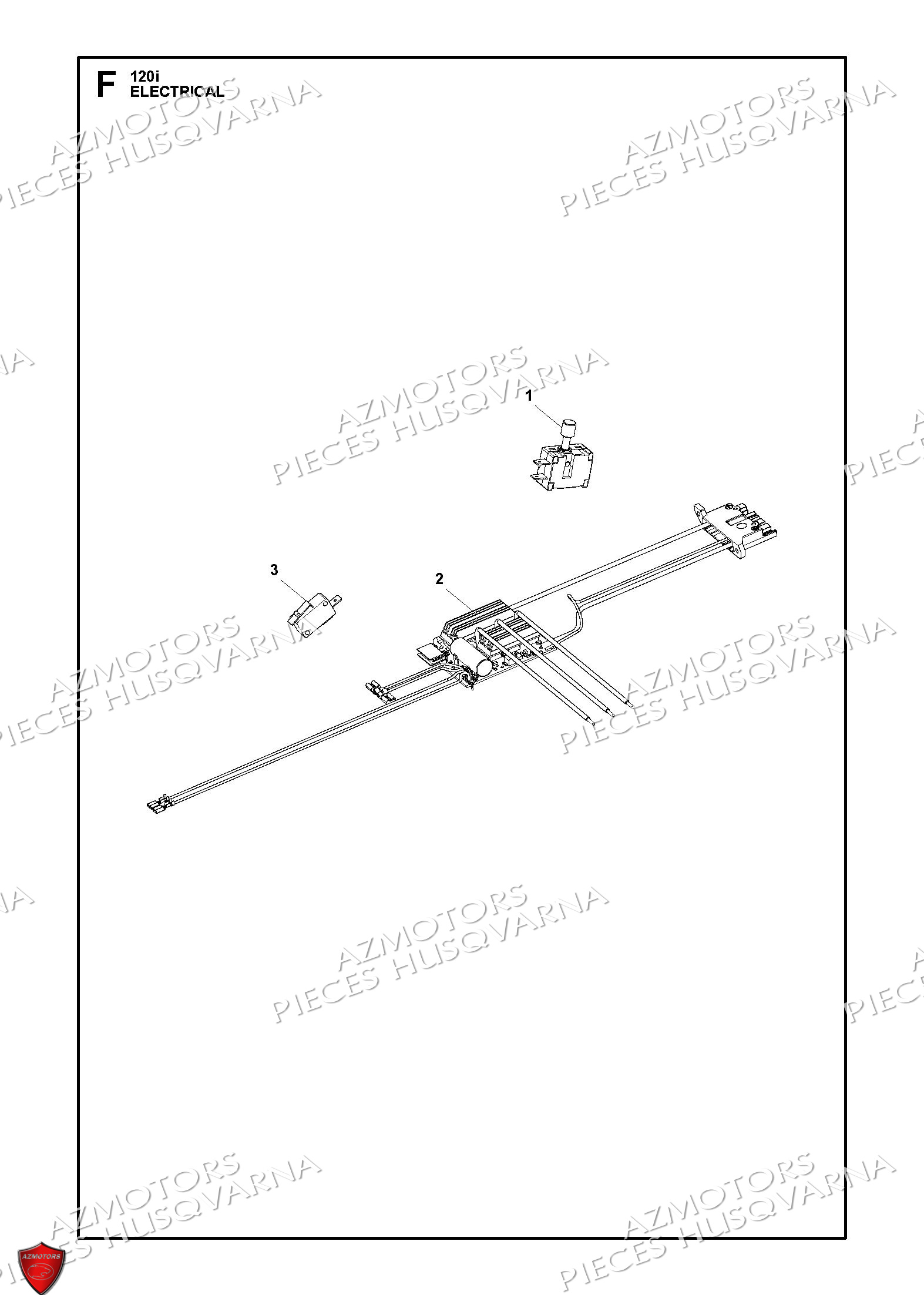 Electrique HUSQVARNA PIECES TRONCONNEUSE 120i HUSQVARNA