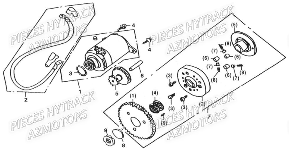 Demarreur HYTRACK Pieces Quad HY_100SX_[2014]