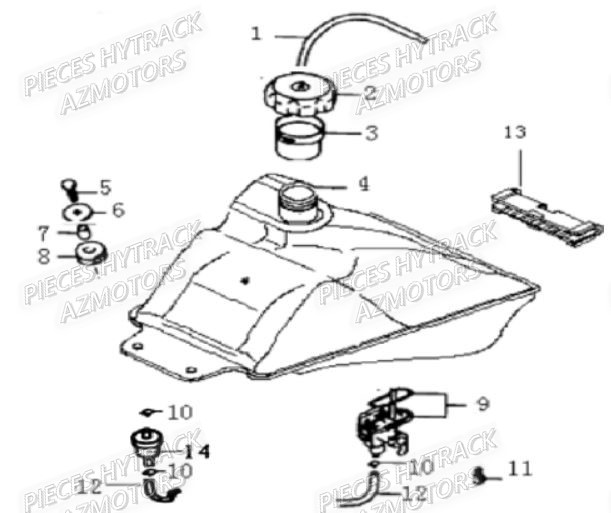 Reservoir AZMOTORS Pieces Quad HY_100SX_[2014]