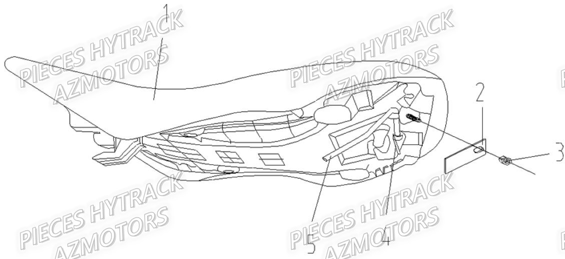 Selle AZMOTORS Pieces Quad HY_100SX_[2014]