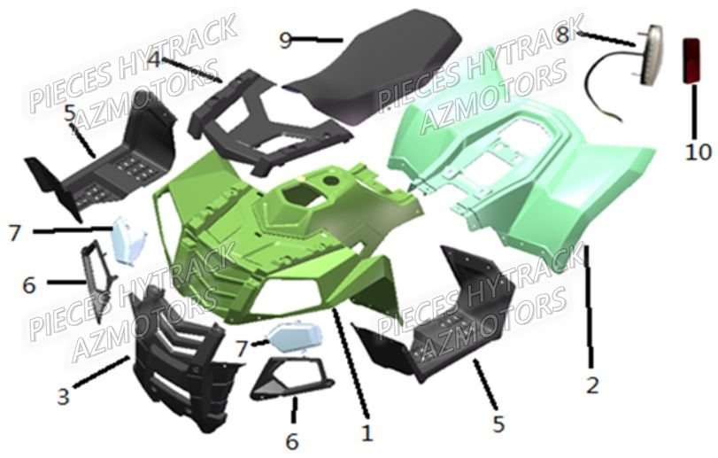 CARROSSERIE AZMOTORS HY110 ST