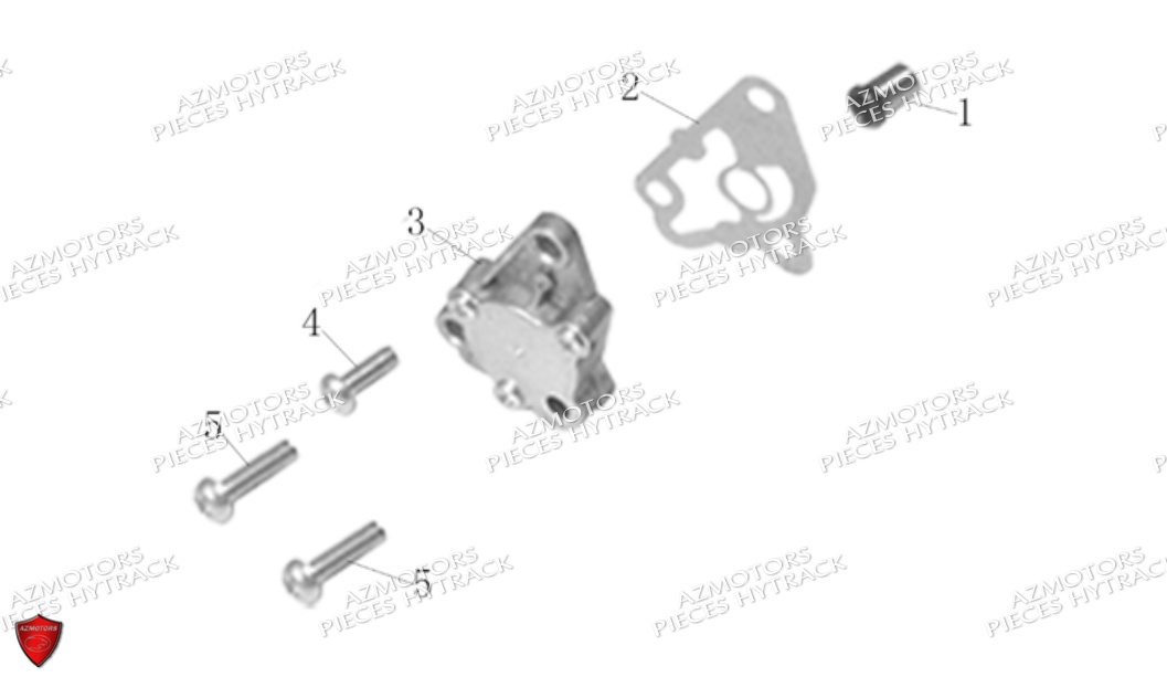 Pompe A Huile HYTRACK Pieces Origine Quad HY110_ST