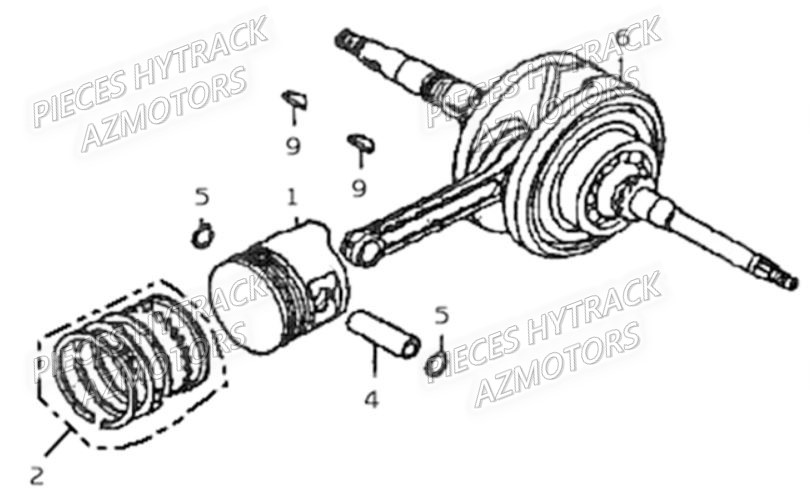EMBIELLAGE AZMOTORS HY150S SX