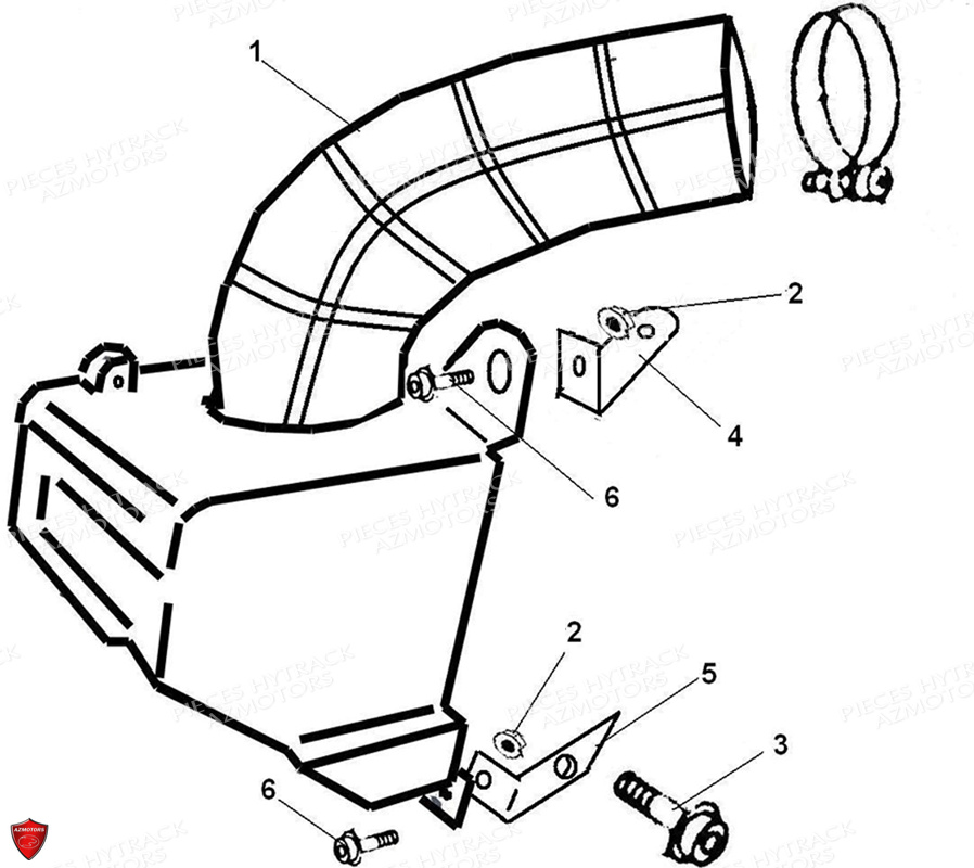 Filtre A Air Modele 2019 Et Avant HYTRACK Pieces Origine Quad HY150 - 150S - 150SX
