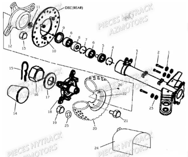 TRAIN ARRIERE AZMOTORS HY210