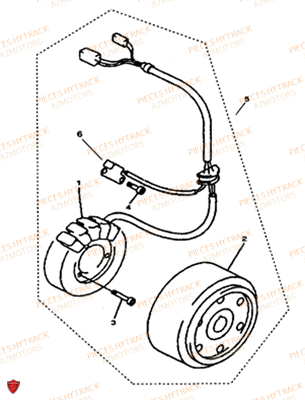 Alternateur HYTRACK Pièces Quad HY265H