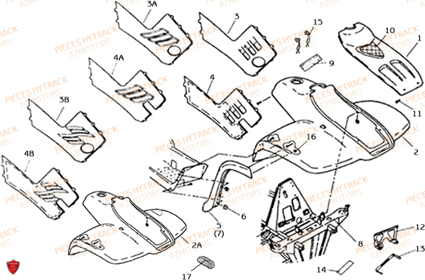 CARROSSERIE AVANT HYTRACK HY265H