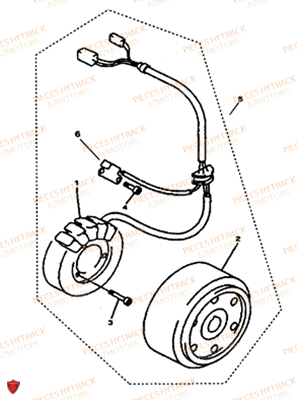 Alternateur HYTRACK Pièces Quad HY300 - 4x2