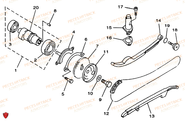 Distribution AZMOTORS Pièces Quad HY300 - 4x2