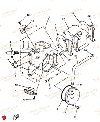 Cylindre HYTRACK Pièces Quad HY300-4x4